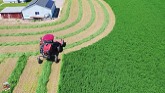 Mowing Irrigated Alfalfa