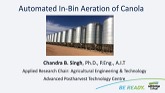 Automated In-Bin Aeration of Canola - Chandra Singh, Lethbridge College
