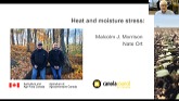 Heat and Moisture Stress - Malcolm Morrison, Agriculture and Agri-Food Canada (AAFC)
