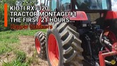 A different kind of tractor review! Kioti RX7320 Tractor compilation