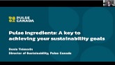 Pulse Ingredients: A key to achieving your sustainability goals