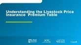 LPI calf premium table and coverage