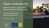 Organic Vegetable Certification 101