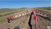 Swathing oats and ALOT of millet bale...
