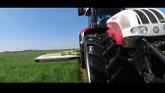 Mowing with Steyr 6170 CVT ~ Dutch Da...