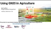 Using GNSS In Agriculture