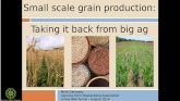 Small Scale Grain Production with Ma...