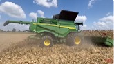 2,800 Acre Corn Field Harvested by JOHN DEERE X9 1100 Combines
