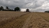 Claas Le Bon 540 Combine Harvester, Spring Barley Harvest July 2023