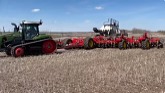 Seeding Wheat From The Big Seat