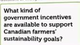 Government Incentives To Support Canadian Farmers