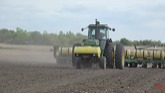 JOHN DEERE 4555 Tractor Planting Corn
