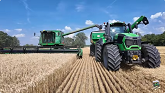 Wheat Harvest 2024 near Greenfield Indiana