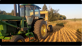 Straw baling at Peloquin Farms