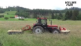 Case IH mowing grass