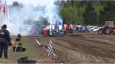 The Most Smoking Tractor Puller in The World | SLÆDEHUNDEN | Danish Tractor Pulling