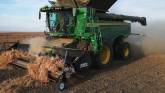 FOUR John Deere X9 Combines Harvesti...