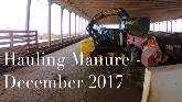 3 John Deere Tractors Hauling Manure