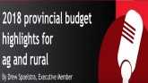 2018 provincial budget highlights for...