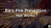 Barn Fire Prevention – Hot Works
