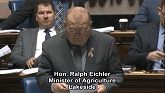 Minister Eichler marks Canadian Agricultural Safety Week