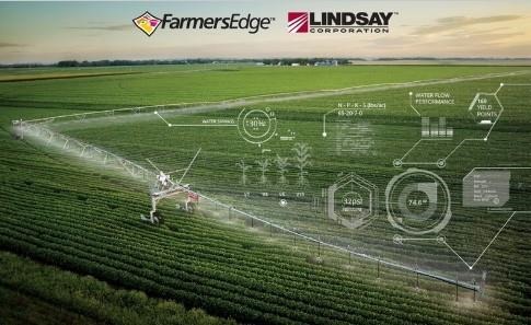 Lindsay Corp, Farmers Edge Partner