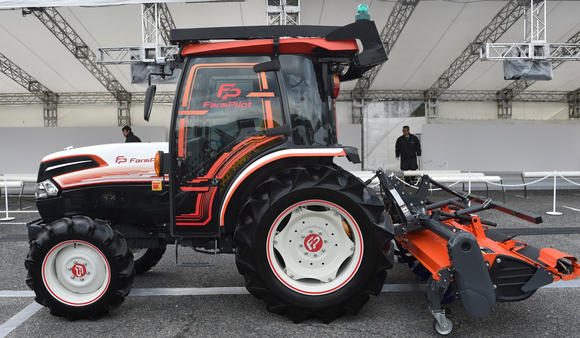 Kubota driverless tractor