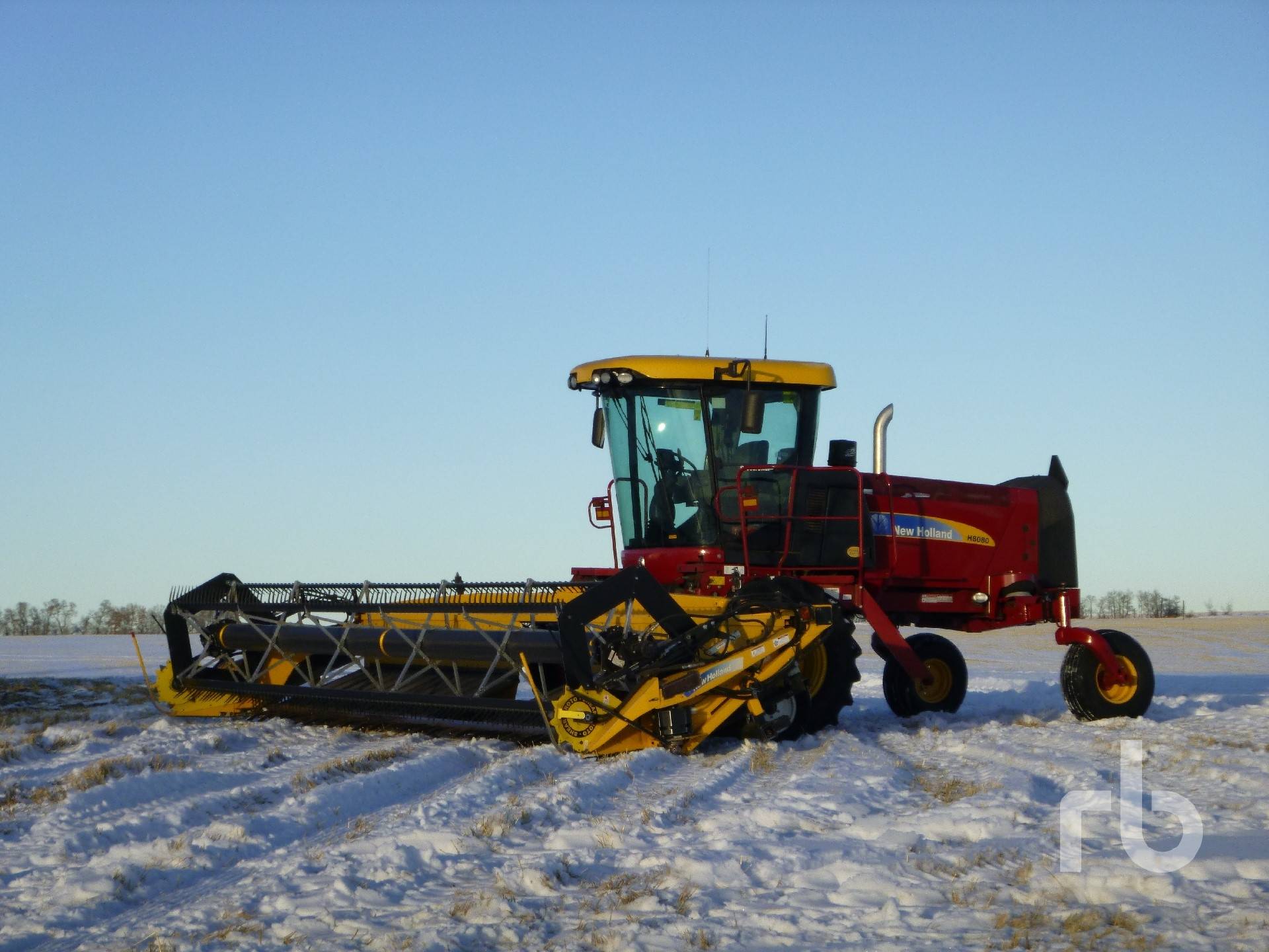 2014 New Holland swather