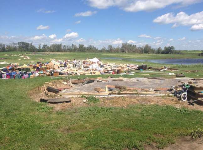 Saskatchewan tornado aftermath