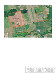 Over 194 acres of Farmland in Brant County over three parcels for Sale, Burford, Ontario