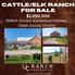Cattle/Elk Ranch for Sale, Owen Sound, Ontario