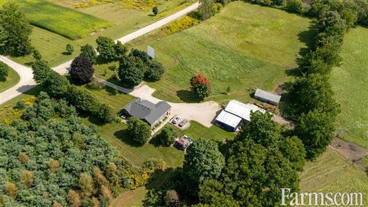 67 Acre Hobby Farm, 35 Fenced Pasture, 25 Forest for Sale, Thamesford, Ontario