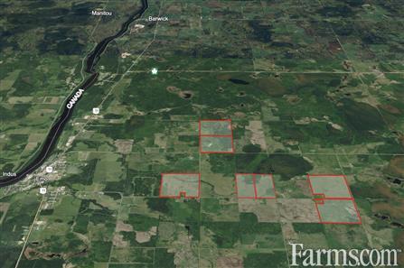 999 Acres, 710 Workable, 7 Parcels With Proximity for Sale, Barwick, Ontario