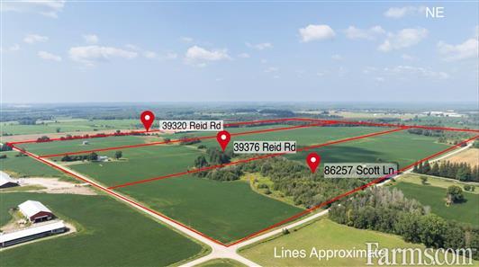 310 Acres 237 Workable 100% Systematic Tiled for Sale, Wingham, Ontario