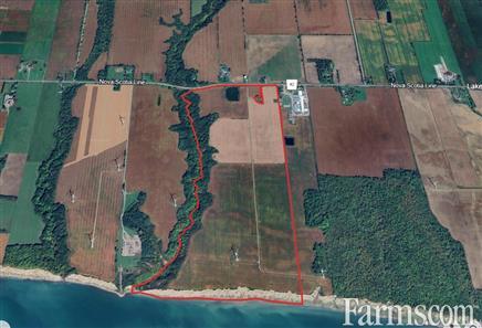 257 Acres, 200 Workable Backing Onto Lake Erie for Sale, Port Burwell, Ontario