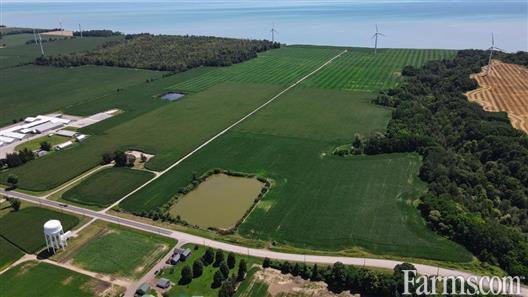 257 Acres, 200 Workable Backing Onto Lake Erie for Sale, Port Burwell, Ontario