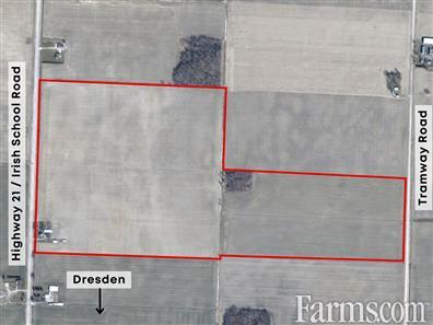 145 Acres Workable Farmland with Farm House for Sale, Dawn-Euphemia, Ontario