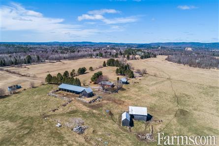 Live where you play, private 185 Acres with Brick Bungalow for Sale, Chapeau, Quebec