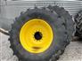 John Deere 410R Floats Tires, Duals, Rims & Chains