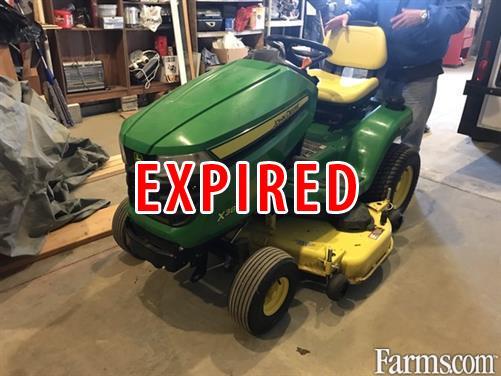 John deere x384 riding lawn online mower