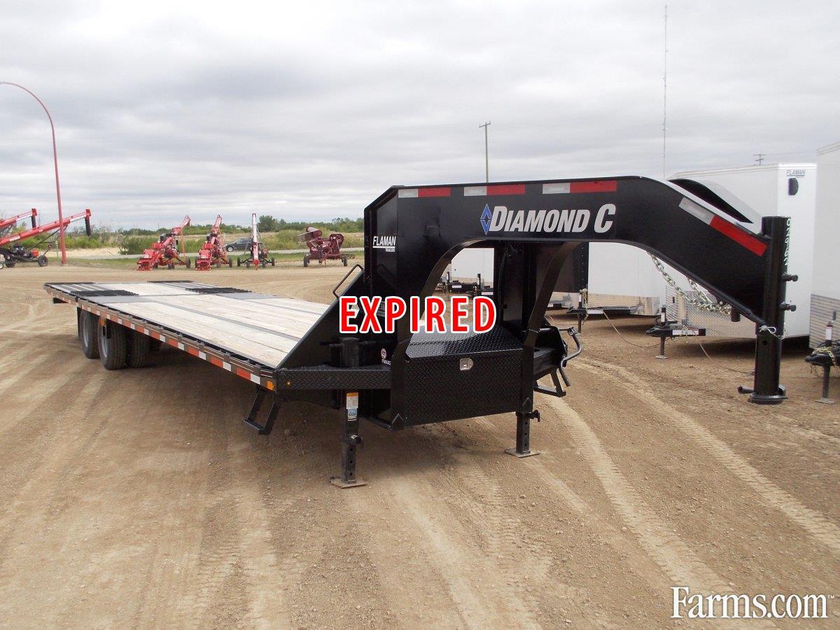 2018 Diamond C FMAX212-35' Flatbed Trailer / Equipment Hauler for Sale ...