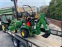 John Deere 2025 1025R TLB AND 18FT LINX TRAILER Other Tractors