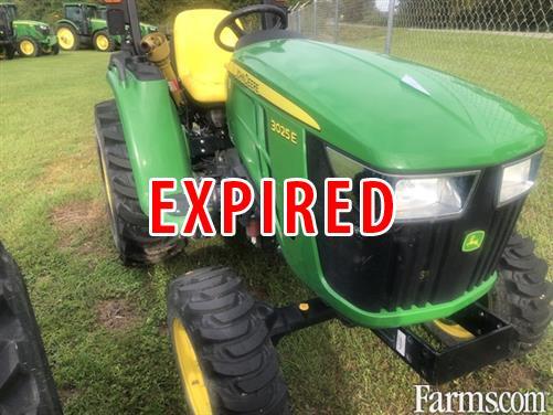 18 John Deere 3025e For Sale Farms Com