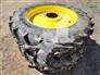 Goodyear 460/85R42 Tires, Duals, Rims and Chains