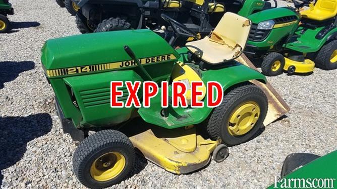 John Deere 214 >> John Deere 214 Riding Lawn Mowers For Sale Usfarmer Com John Deere 214 >> John Deere 214 Riding Lawn Mowers For Sale Usfarmer Com