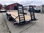 2021 Advantage 80" x 20ft Equipment Trailer 2 - 7,000lb Axles Flatbed Trailer