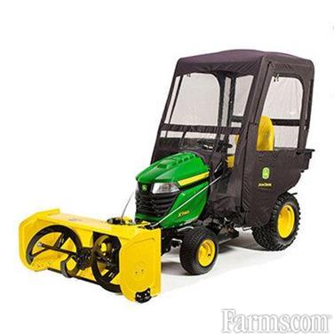 John deere lawn tractor snow cab hot sale