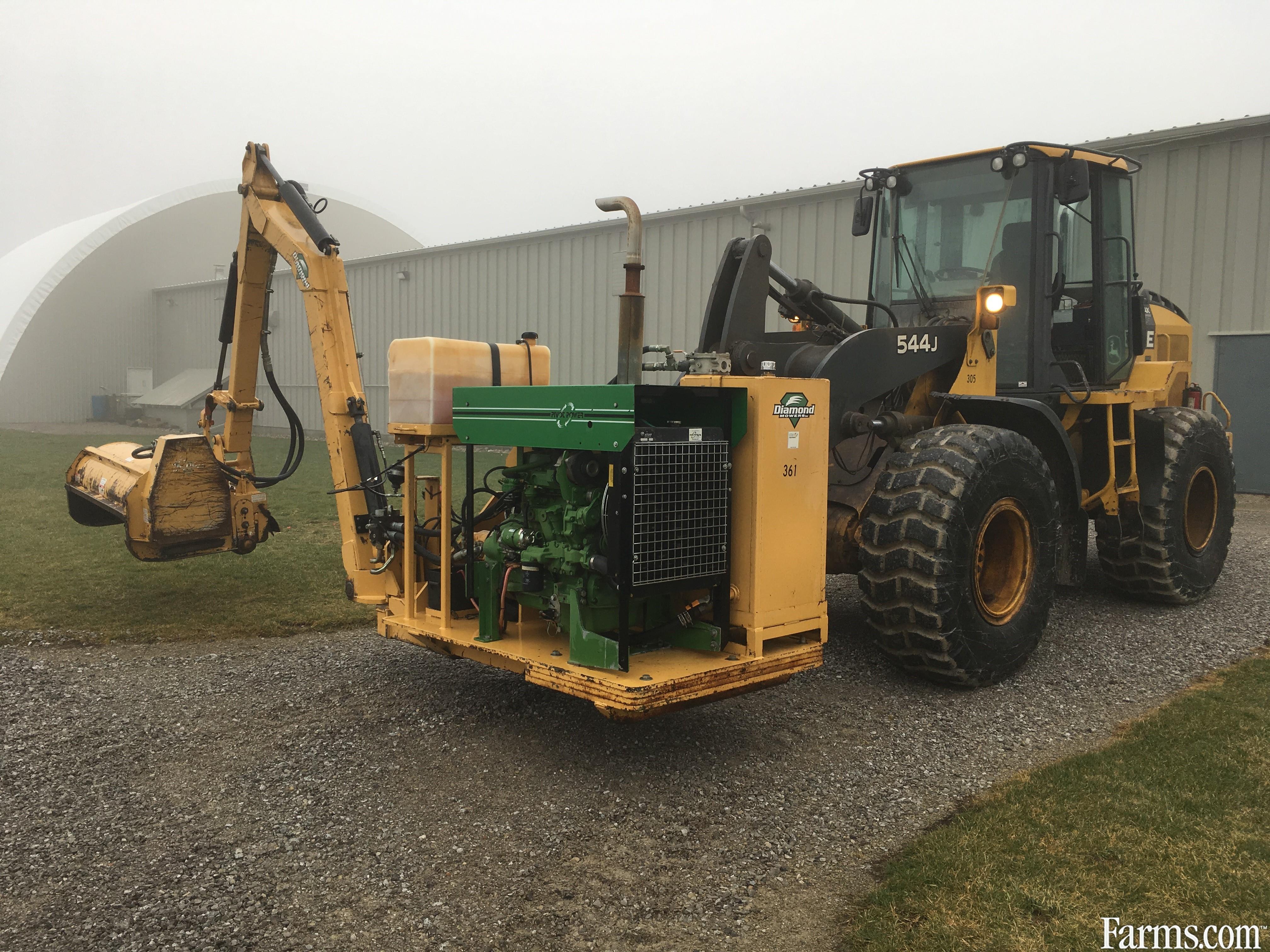 Used Diamond 21' Wheel Loader Boom Mower for Sale