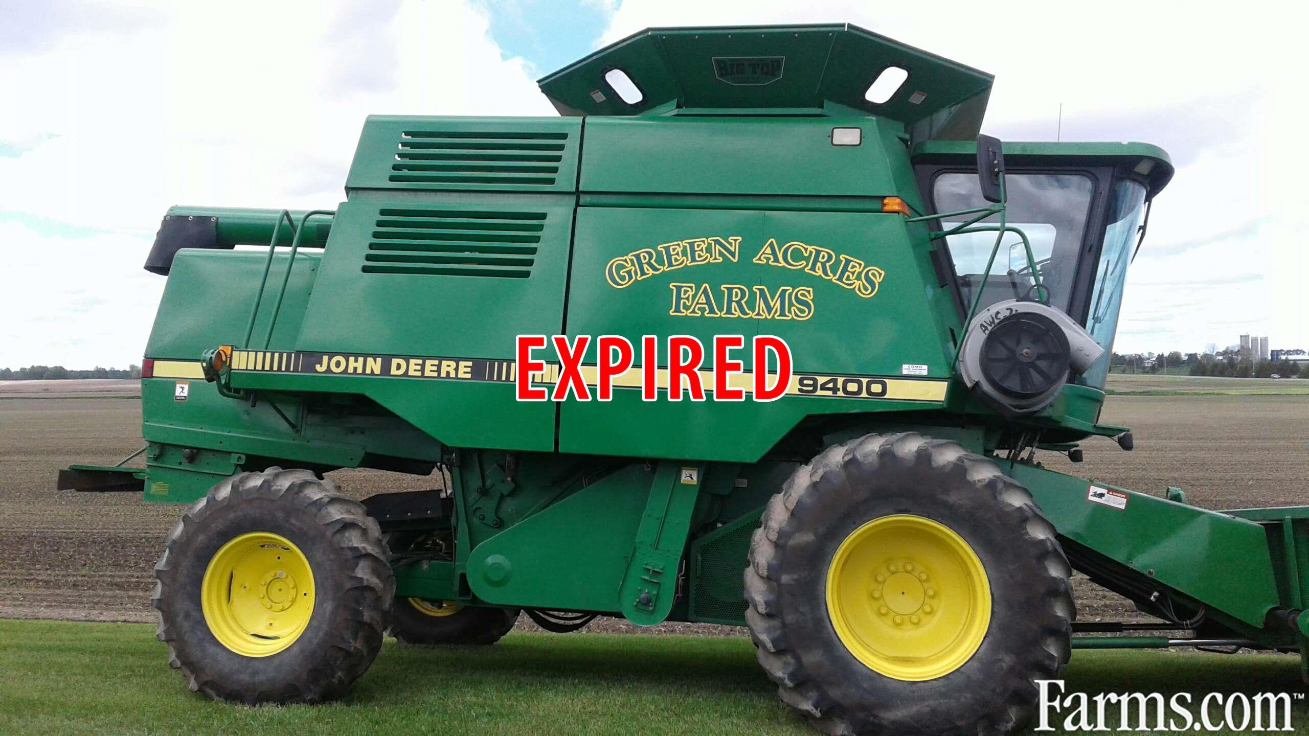 1995 John Deere 9400 Combine for Sale