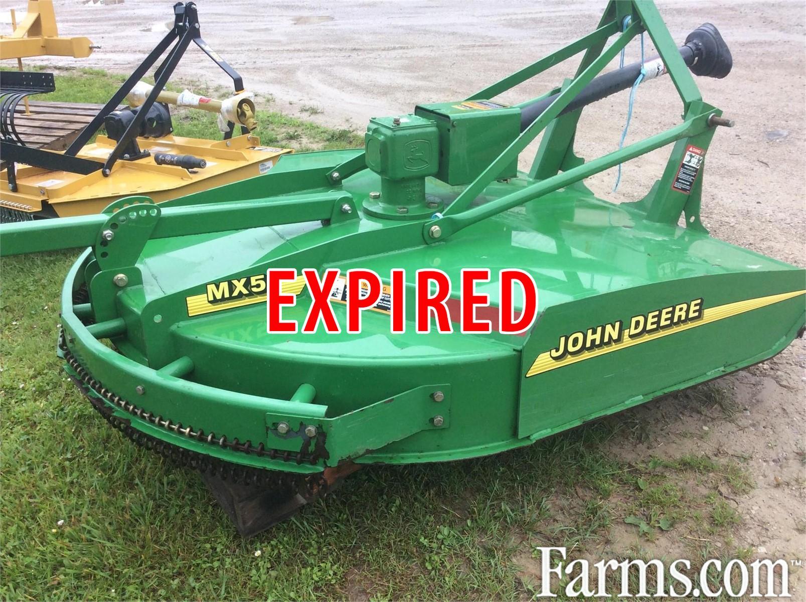 John Deere MX5 Rotary Mower / Sickle Mower for Sale | Farms.com